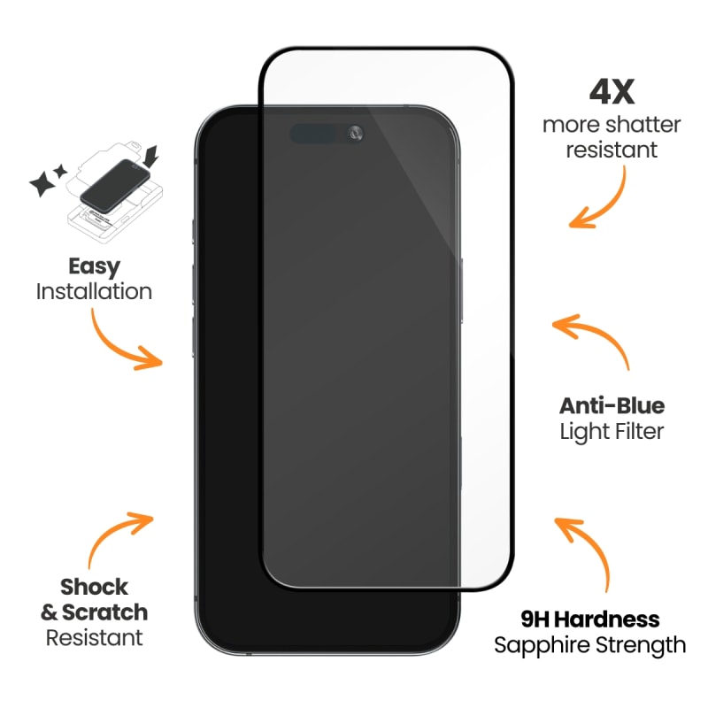 EFM TT Sapphire Screen Armour for iPhone Series