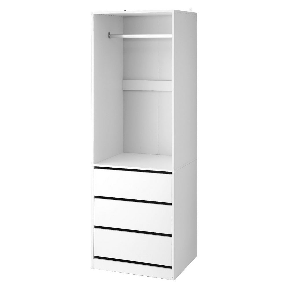 Artiss Wardrobe Clothes Closet Storage Organizer White