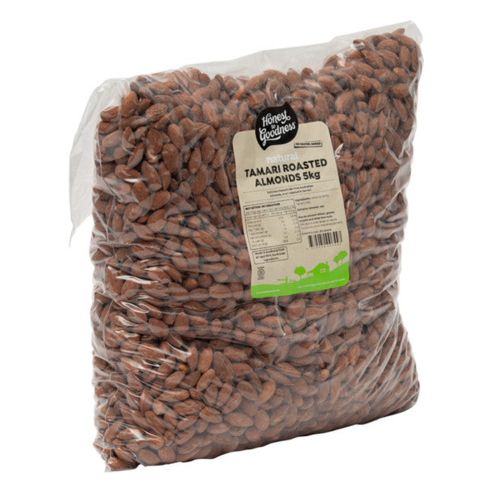 Honest to Goodness Tamari Roasted Almonds 5KG