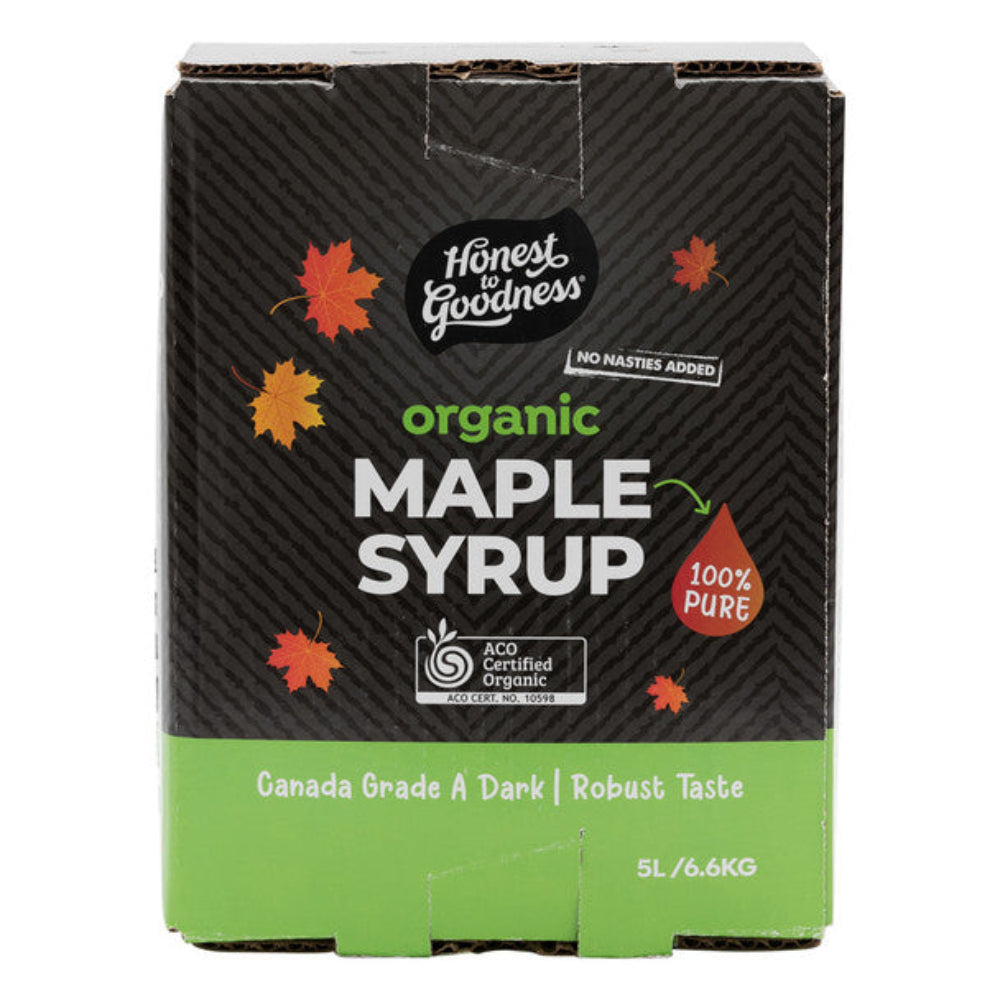 Honest to Goodness Organic Maple Syrup 5L