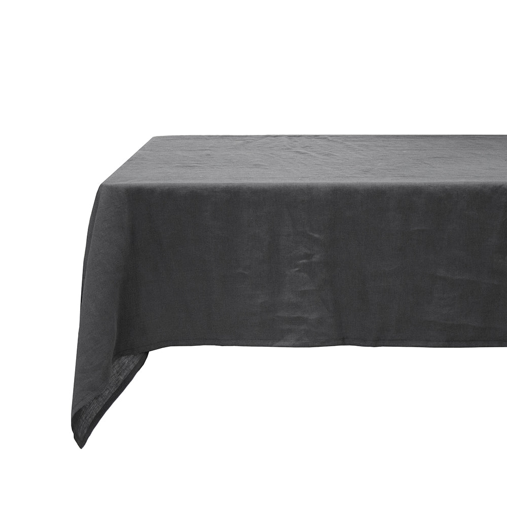 Bambury French Flax Linen Rectangle Tablecloth