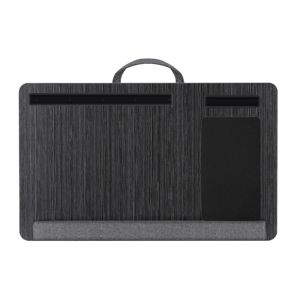 Artiss Portable Lap Desk 55cm for 13.3–15.6" Laptops w/ Mouse Pad & Phone Slot- Black