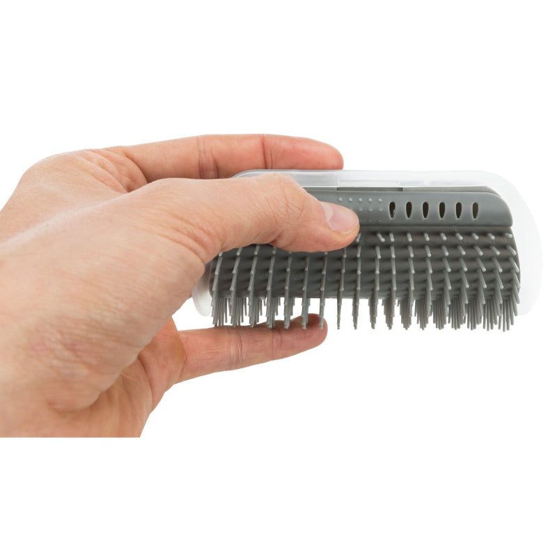 Hansona 2PCs Pet Self Grooming Brush