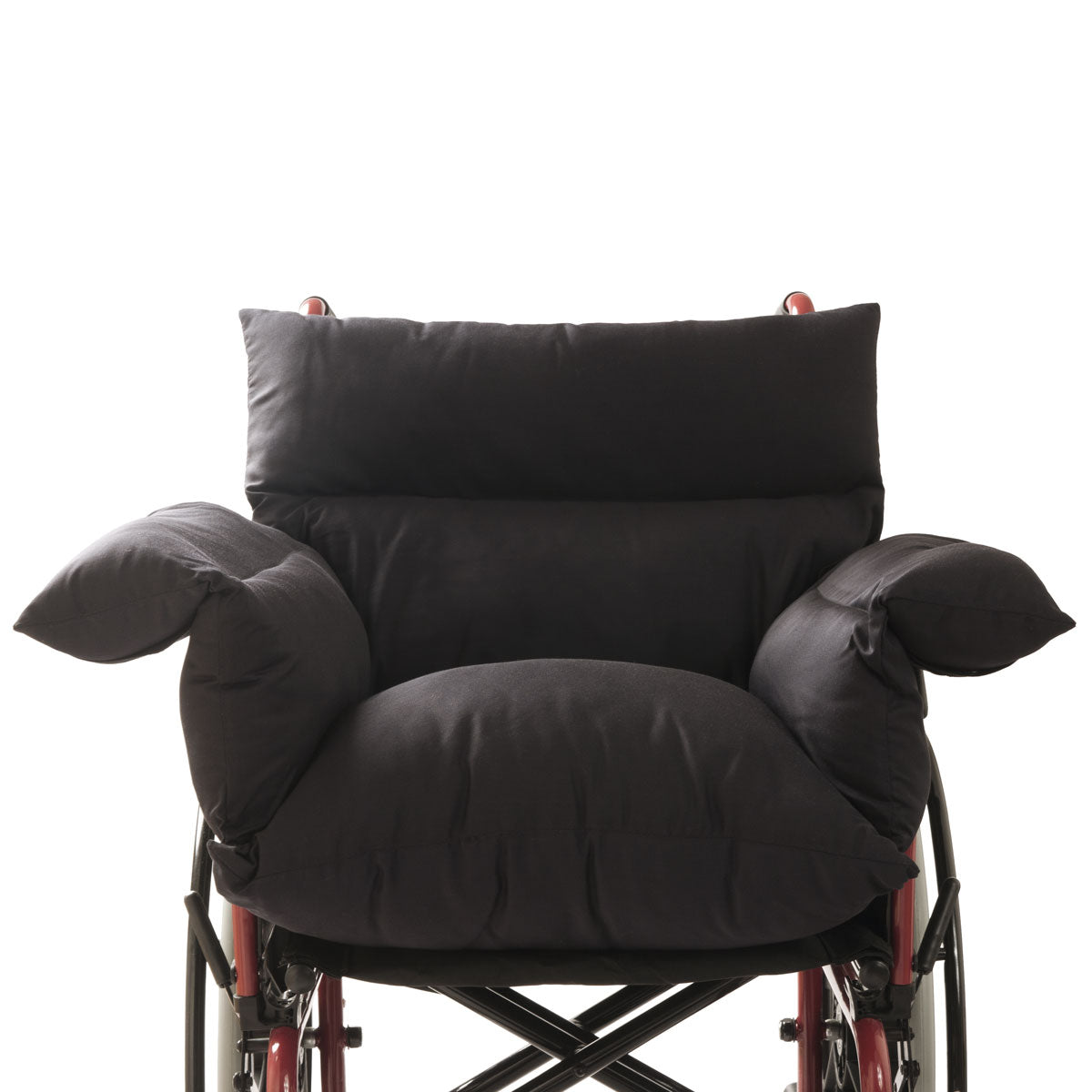 Padded Wheelchair Cushion with Back and Arm Padding