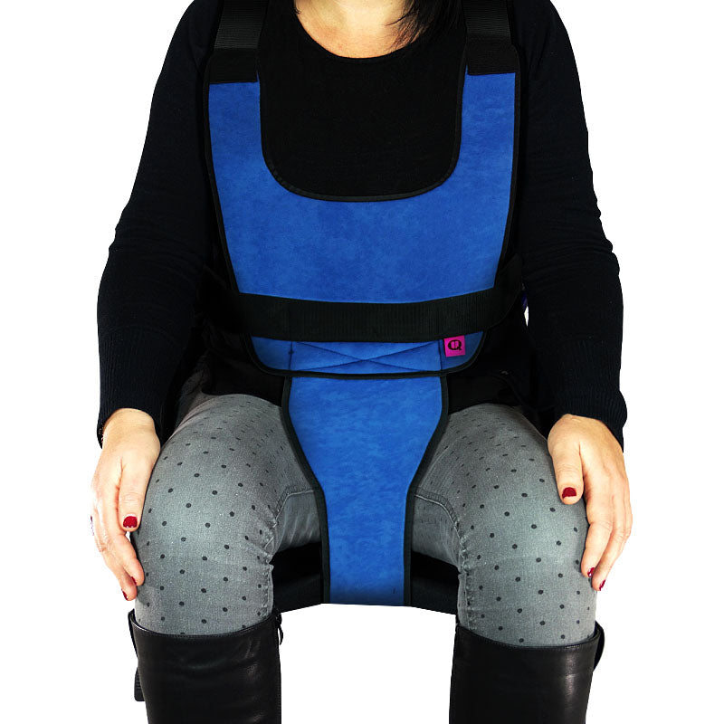 Perineal Wheelchair Belt with Padded Support Vest