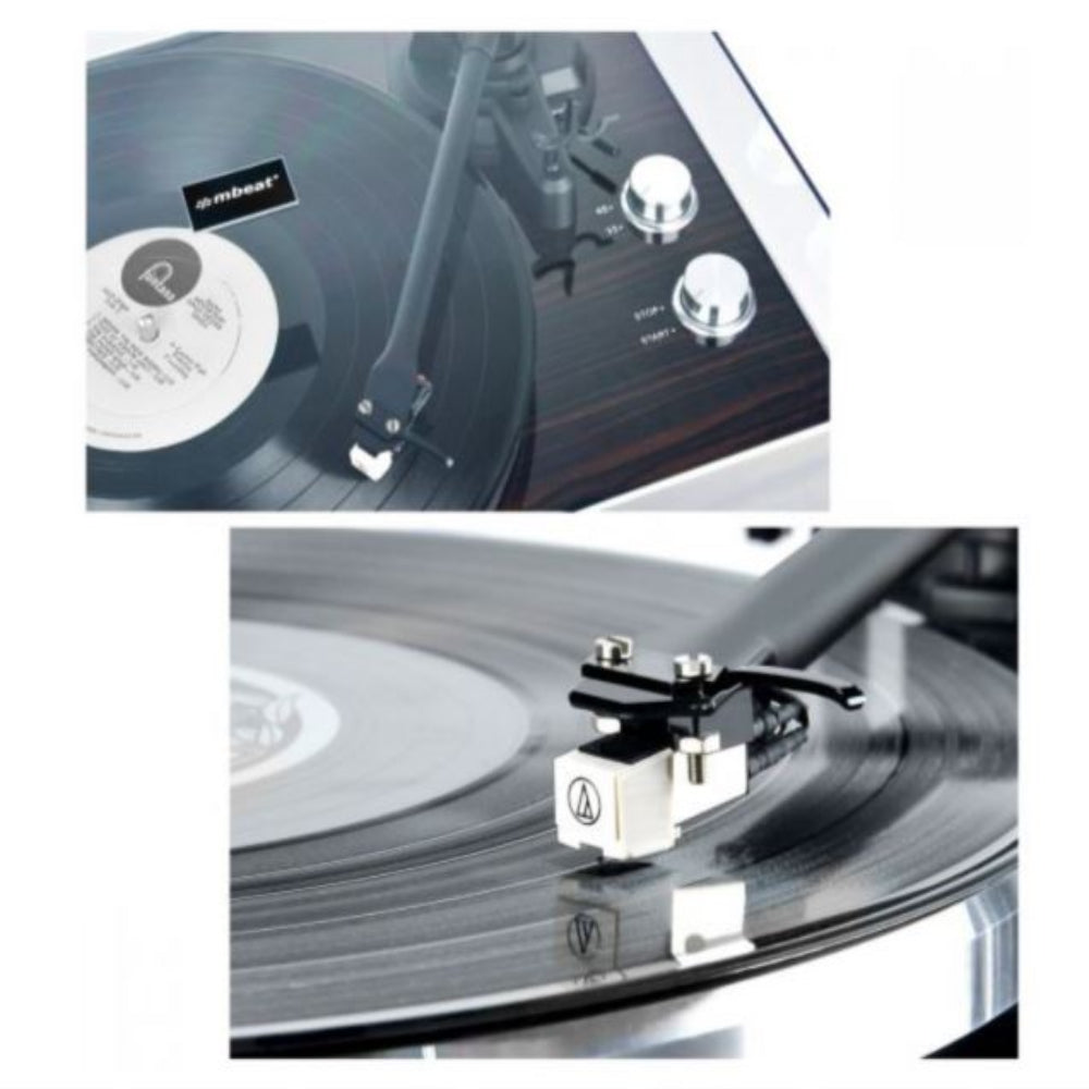 Mbeat PT-18K Bluetooth Turntable Player(MMC, USB, Anti-skating, Preamplifier) Counterweight & Anti-Skating Power Consumption: 5W