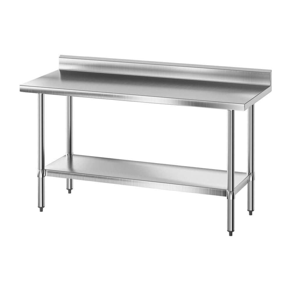 Cefito Stainless Steel  Kitchen  Bench w/ Splashback 1500x600MM