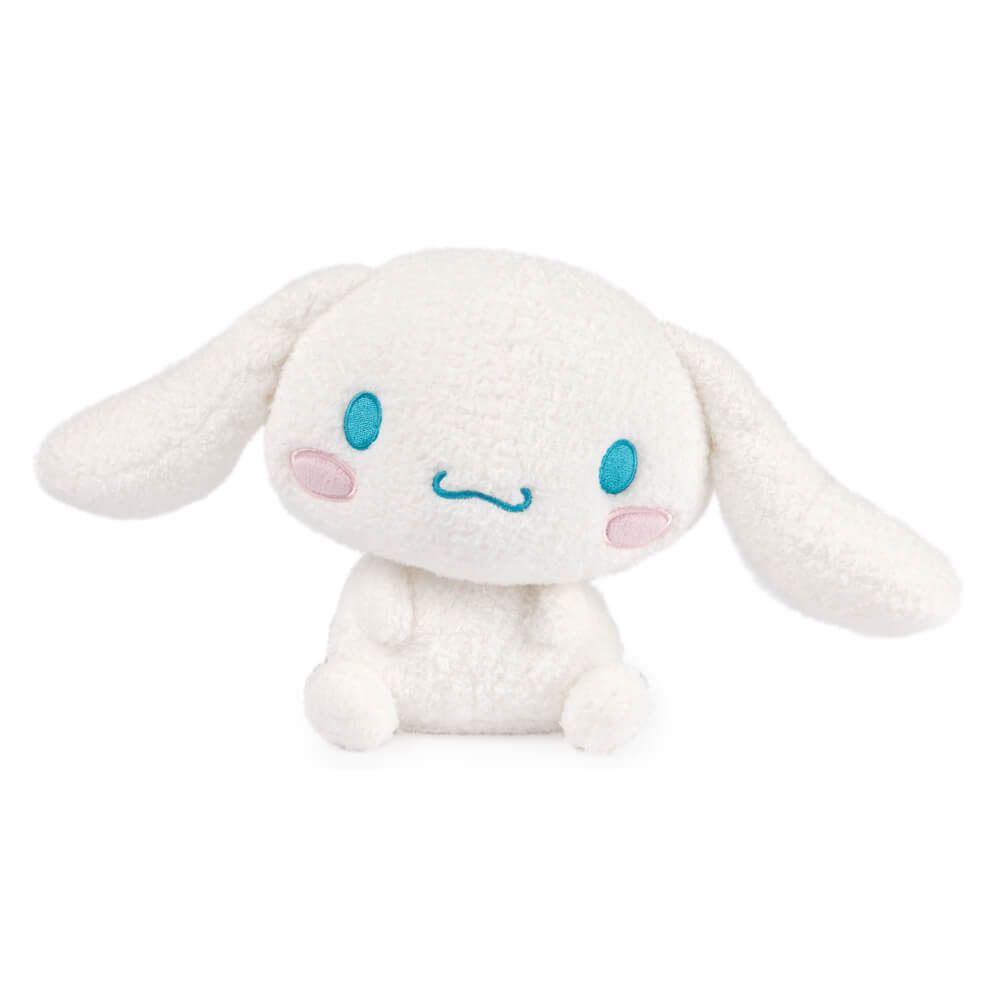 GUND Cinnamoroll Plush 17cm Soft Sitting Sanrio Puppy with Embroidered Details