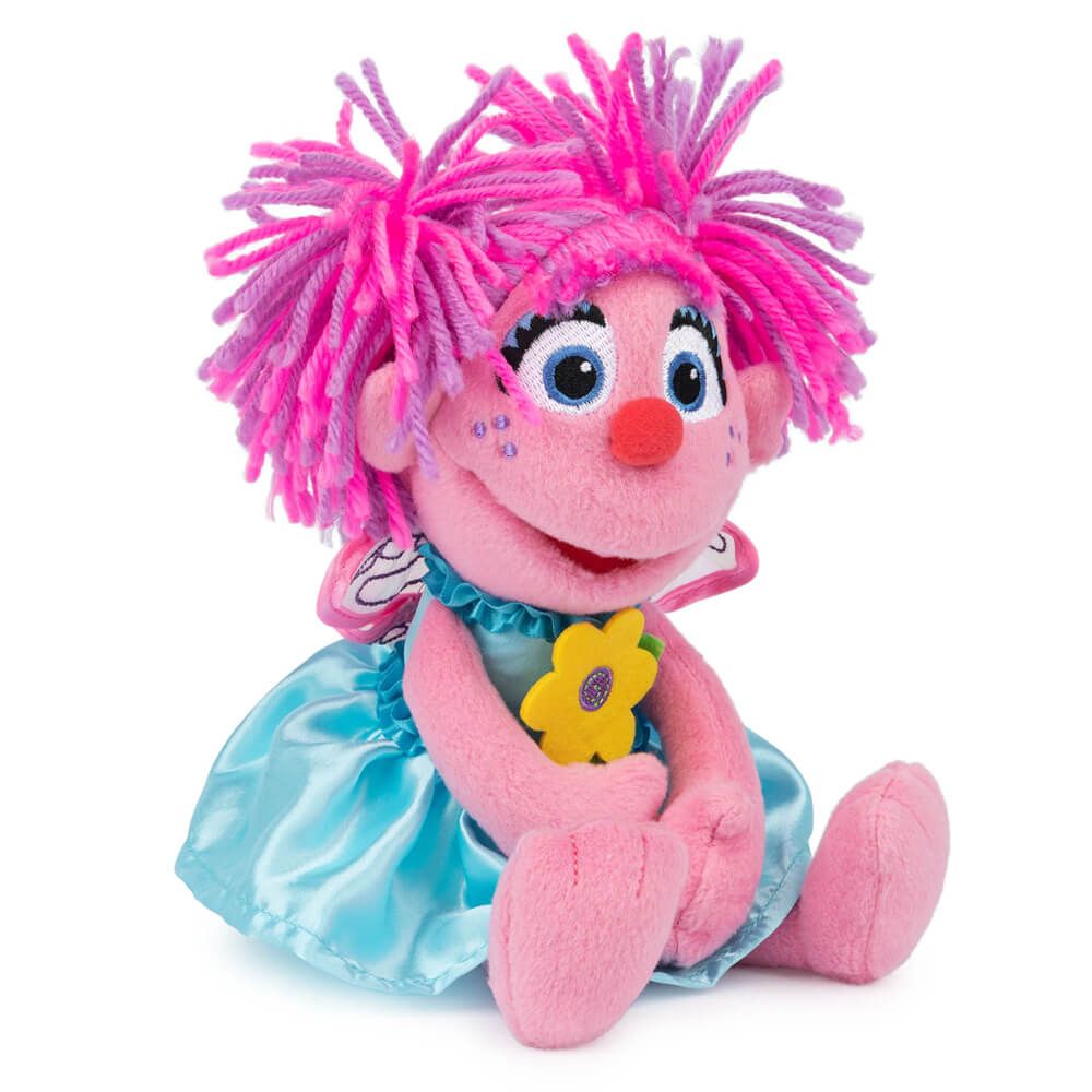 GUND Abby Cadabby Plush 28cm Soft Toy with Flower.