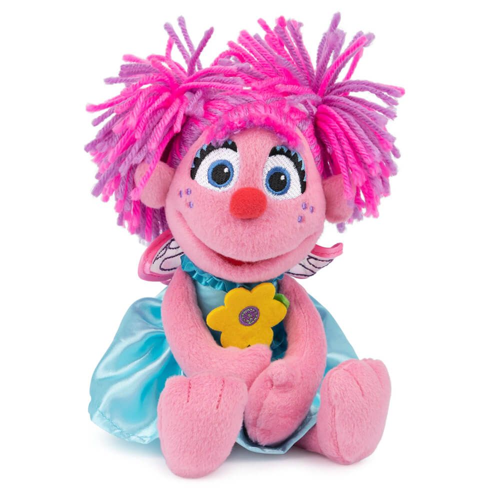 GUND Abby Cadabby Plush 28cm Soft Toy with Flower.