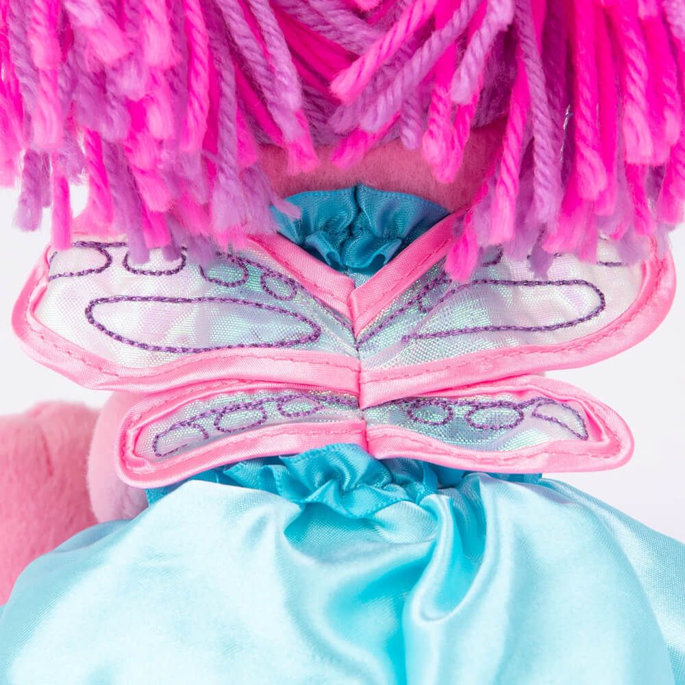 GUND Abby Cadabby Plush 28cm Soft Toy with Flower.