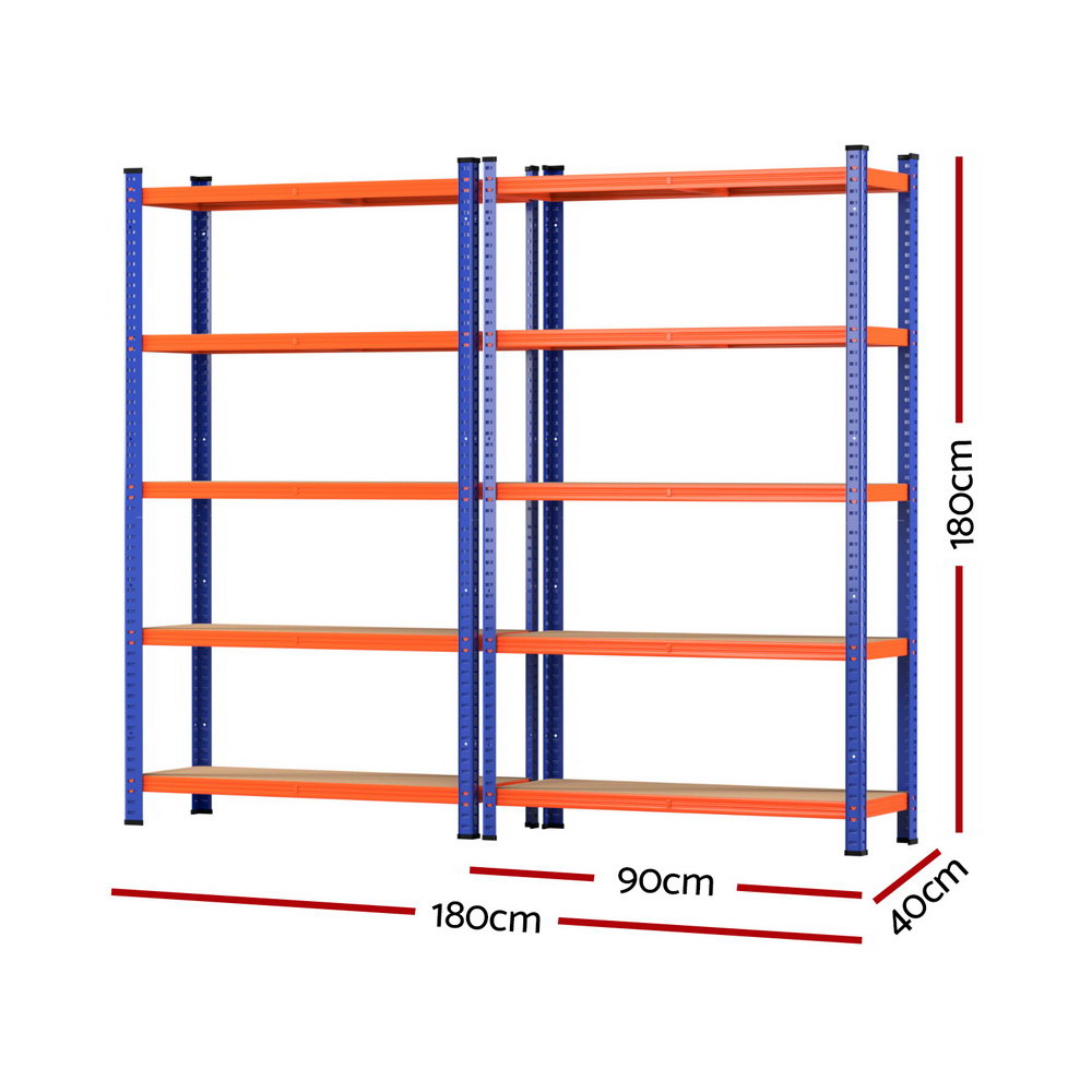 Giantz Garage Shelving Warehouse Rack 2 x 1.8M
