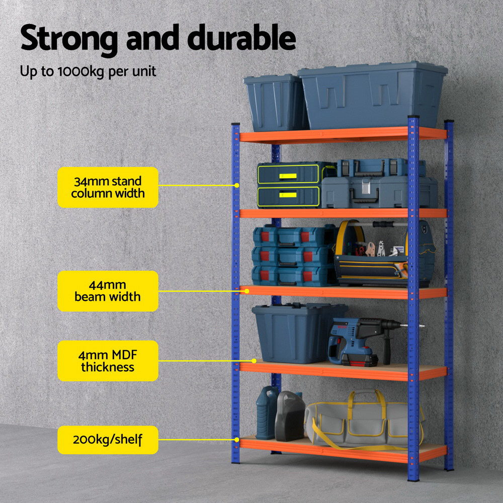 Giantz Garage Shelving Warehouse Rack 2 x 1.8M
