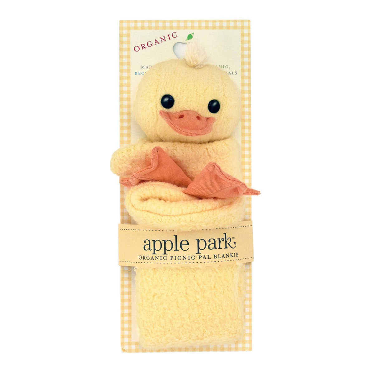 Apple Park Ducky Blankie Organic Baby Comforter