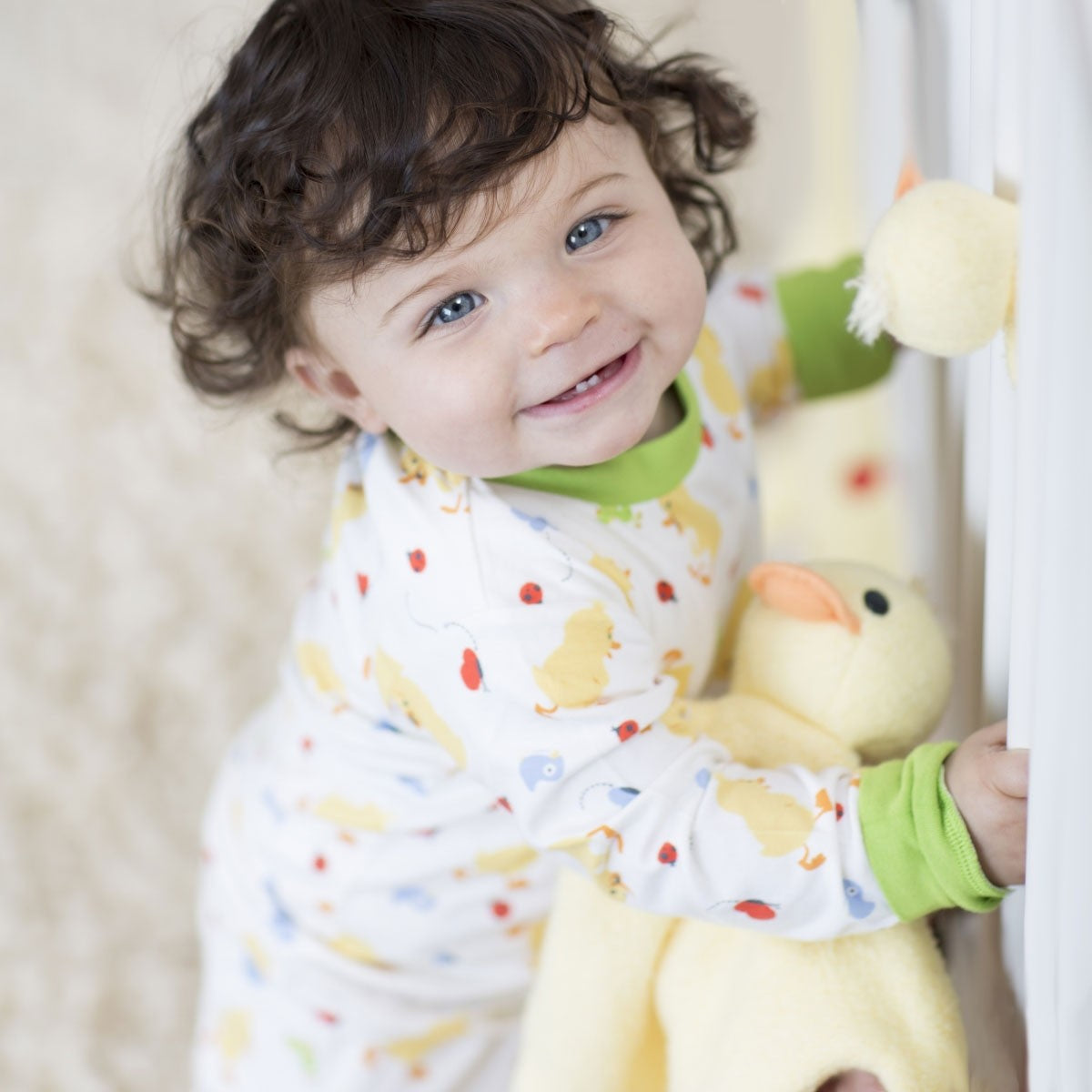 Apple Park Ducky Blankie Organic Baby Comforter