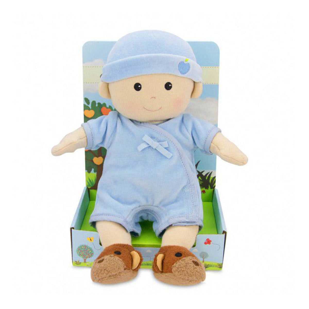 Apple Park Organic Baby Doll Eco-Friendly Plush Toy for Babies