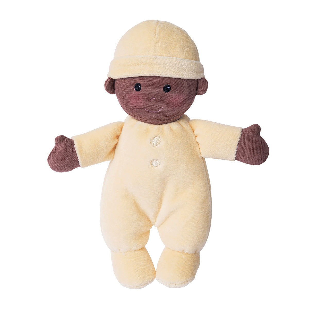 Apple Park First Baby Organic Plush Doll Cream Natural Newborn Toy