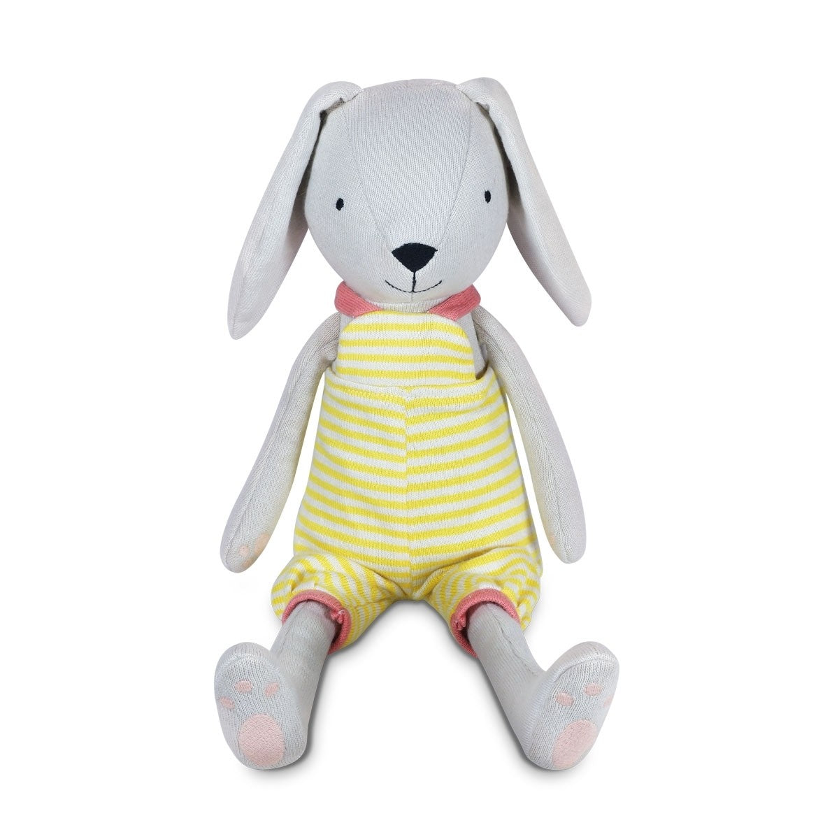 Apple Park Benny Organic Knit Bunny Sustainable Plush Toy for Babies