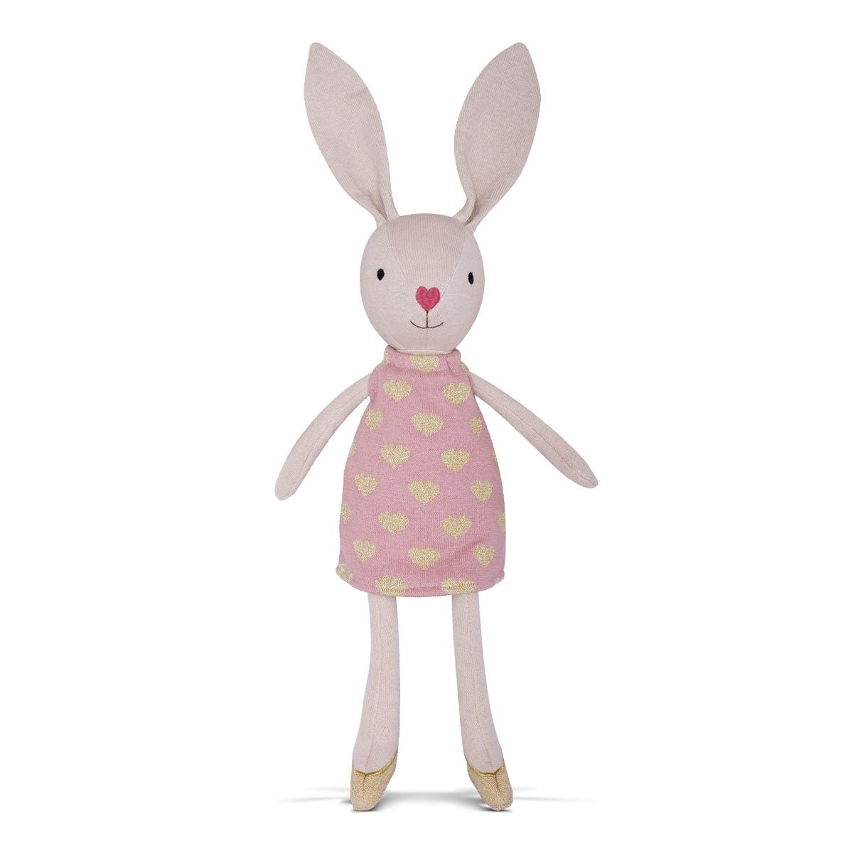 Apple Park Luella Organic Knit Bunny Plush Toy for Babies