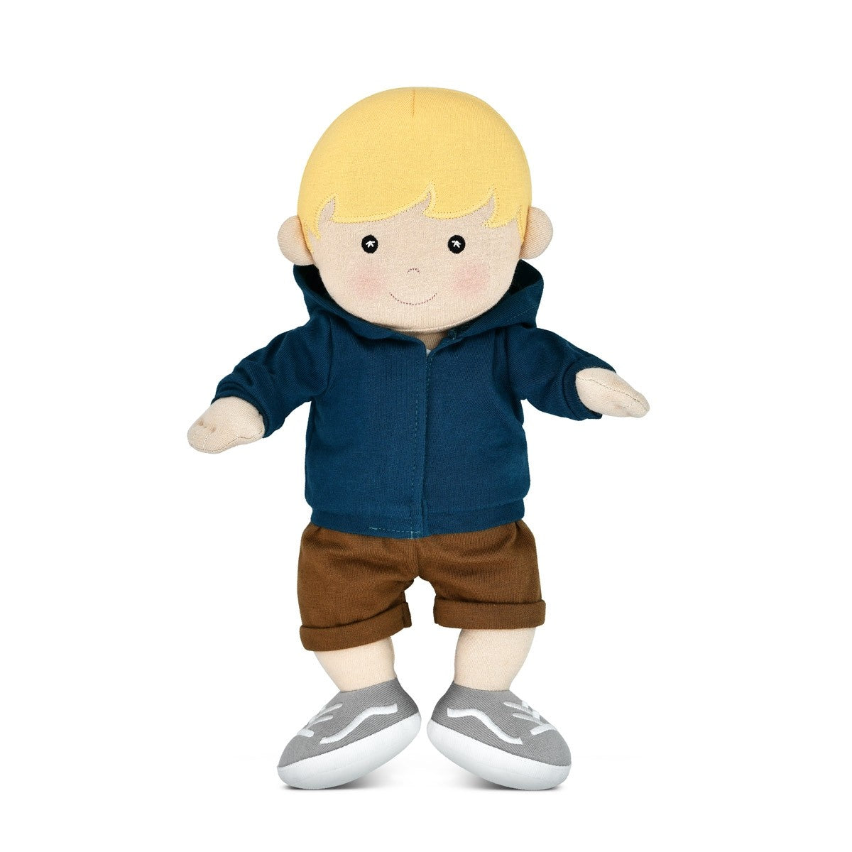 Apple Park Luke in Marine Organic Doll  Plush Toy for Babies