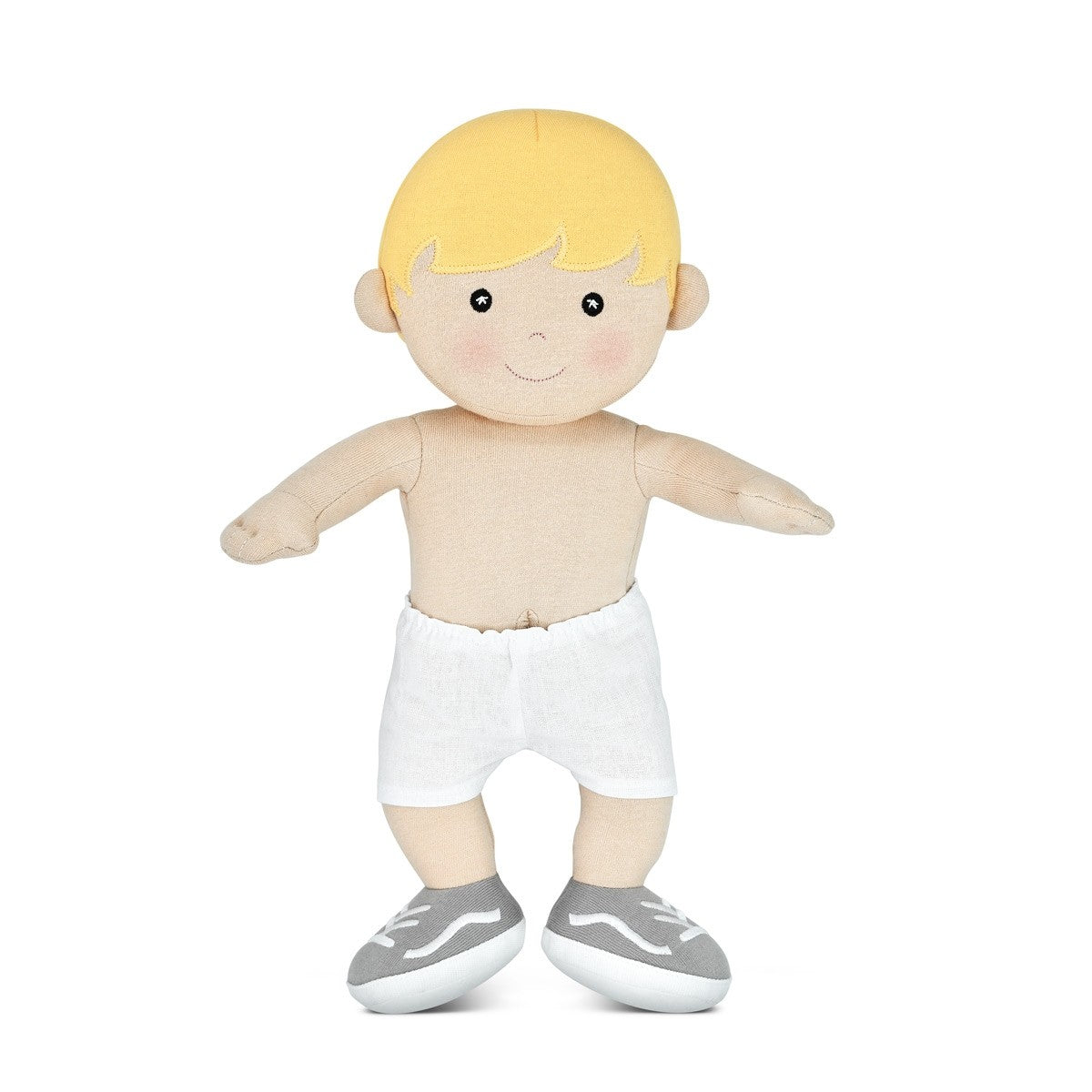 Apple Park Luke in Marine Organic Doll  Plush Toy for Babies