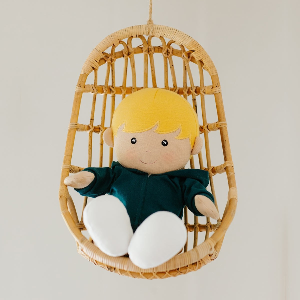 Apple Park Luke in Marine Organic Doll  Plush Toy for Babies