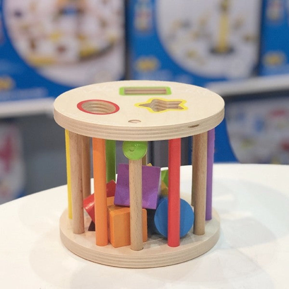 Bigjigs Toys First Rolling Shape Sorter Learning Toy for Toddlers