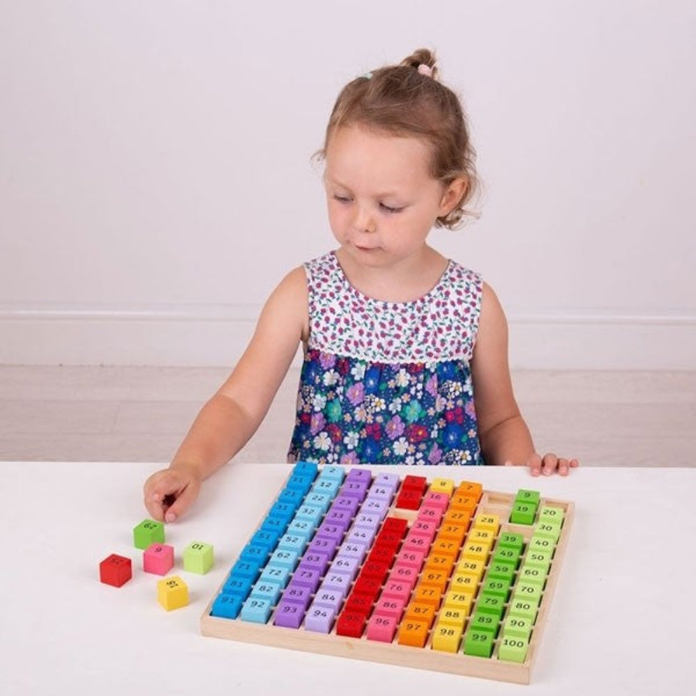 Bigjigs Toys Educational Maths Number Learning Tray for Kids
