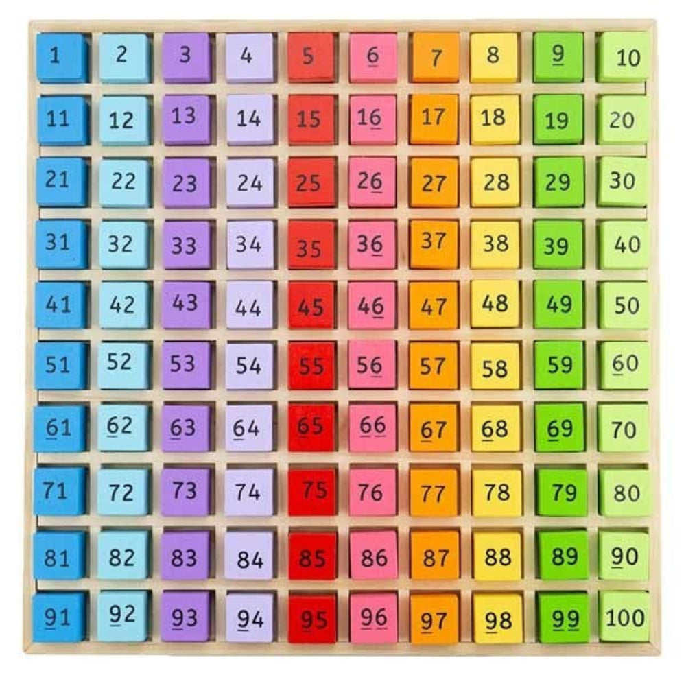 Bigjigs Toys Educational Maths Number Learning Tray for Kids