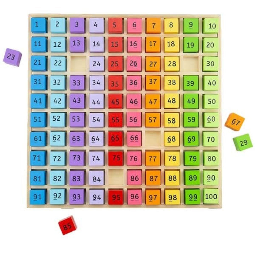 Bigjigs Toys Educational Maths Number Learning Tray for Kids