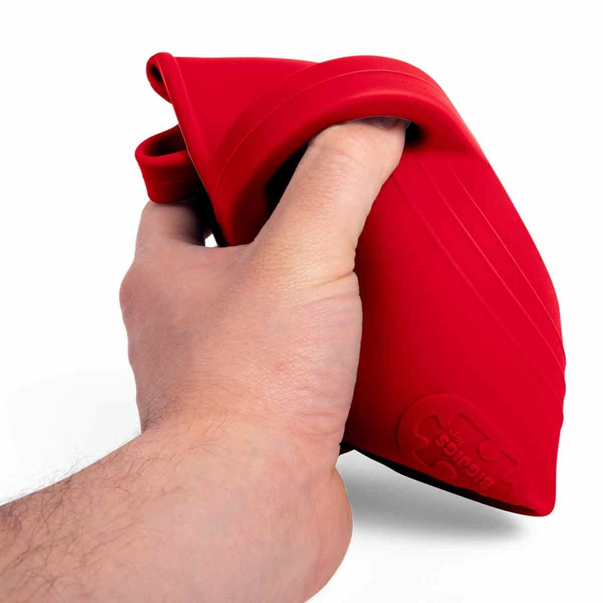 Bigjigs Toys Cherry Red Garden Watering Can Metal Plant Watering Pot for Indoor and Outdoor Use