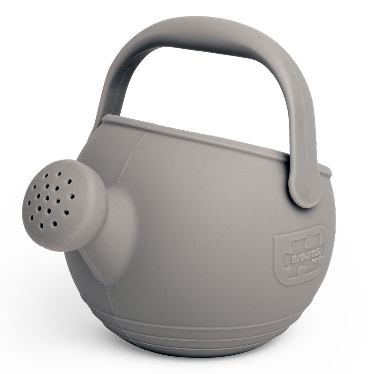 Bigjigs Toys Watering Can Garden Watering Pot for Plants Stone Grey