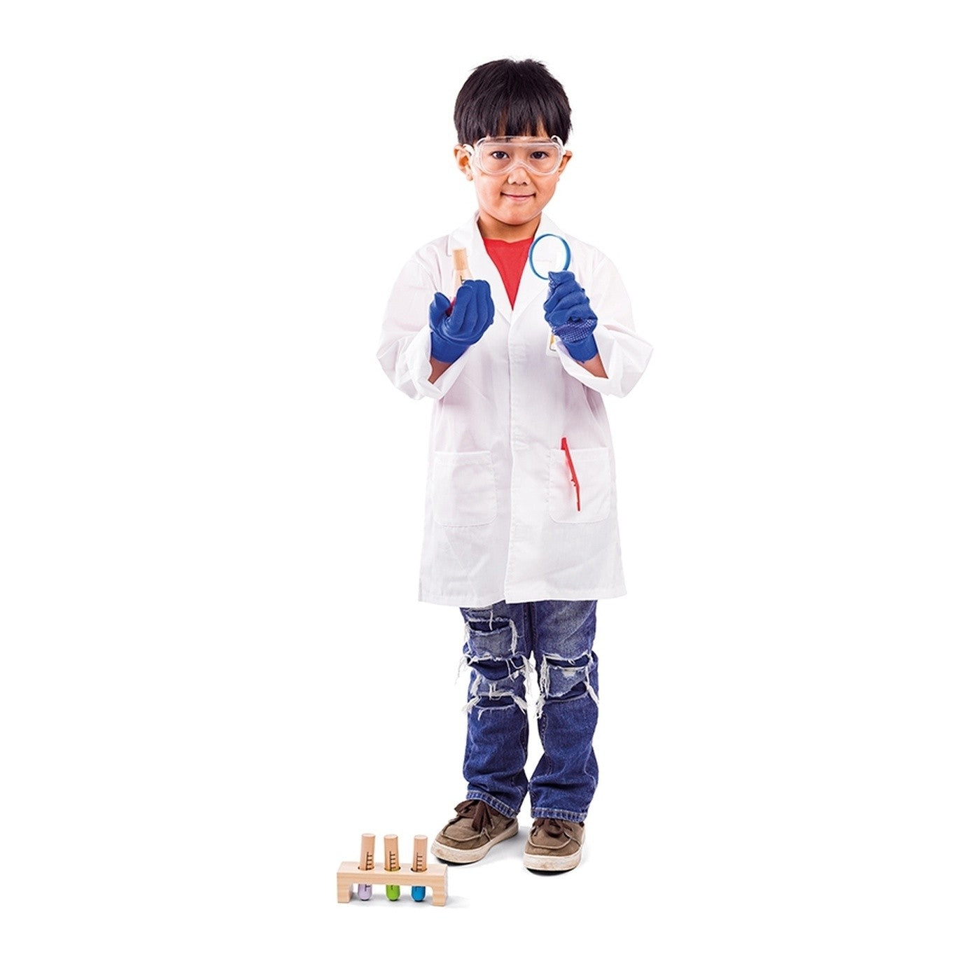 Bigjigs Toys Scientist Dress Up Kids Lab Coat Costume for Role Play