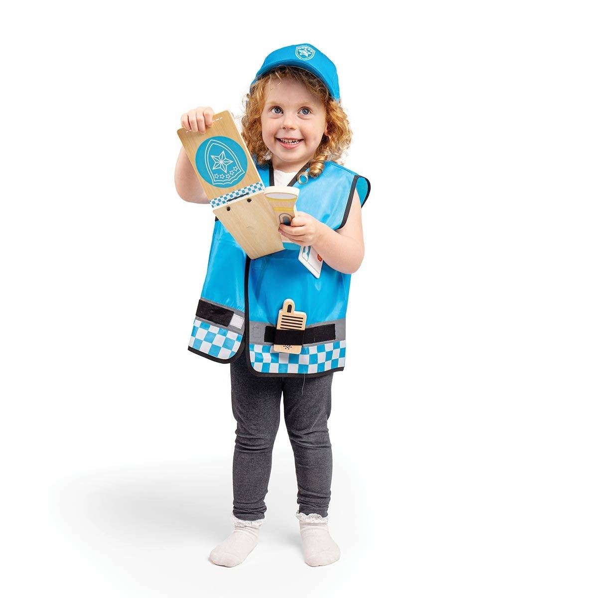 Bigjigs Toys Police Dress Up Kids Police Officer Costume for Role Play