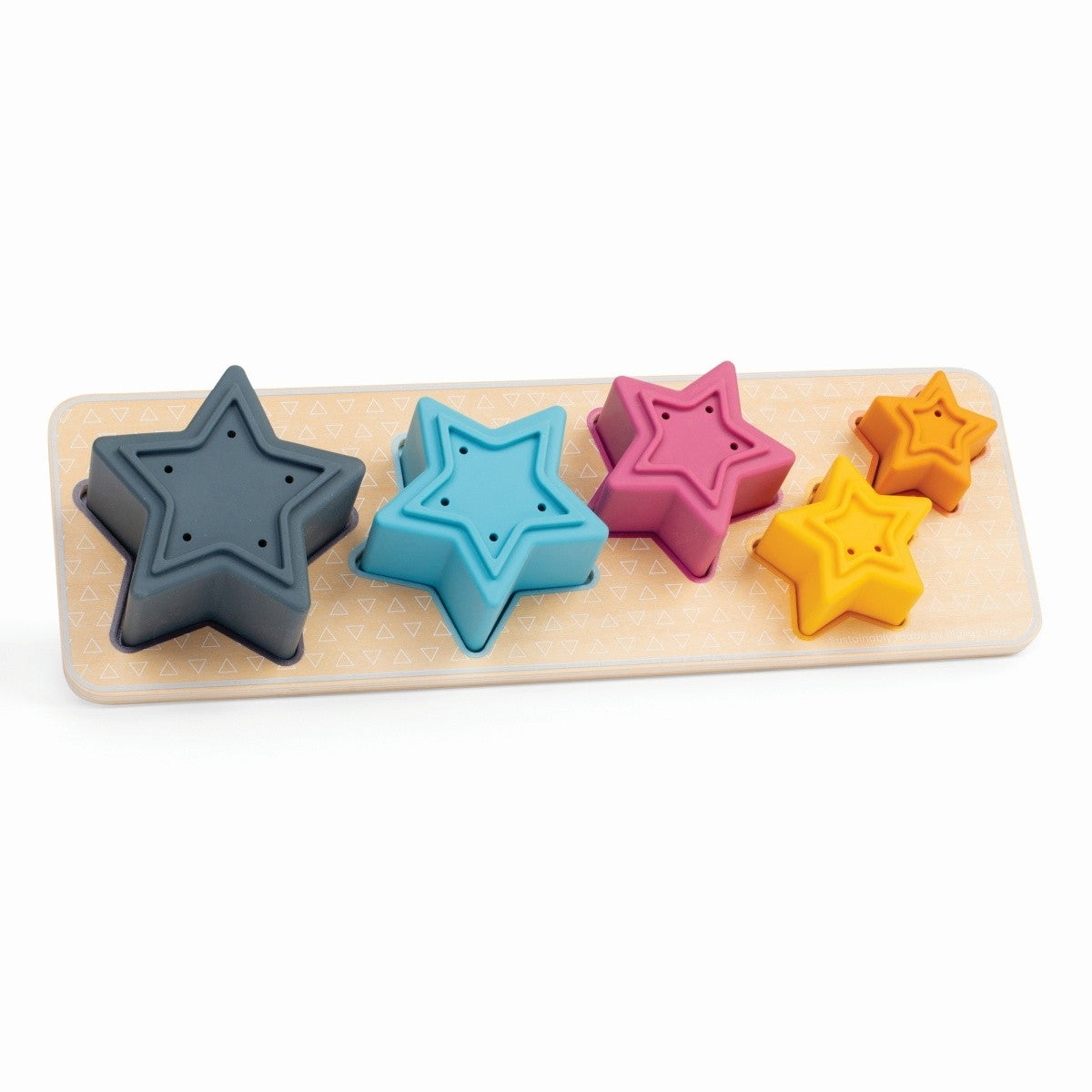 Bigjigs Toys Wooden Shooting Star Shape Sorter for Toddlers