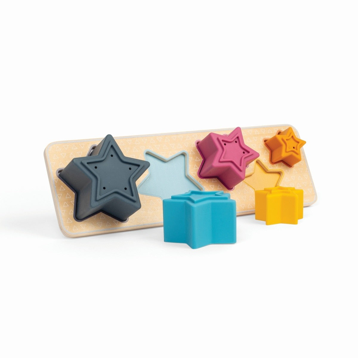 Bigjigs Toys Wooden Shooting Star Shape Sorter for Toddlers