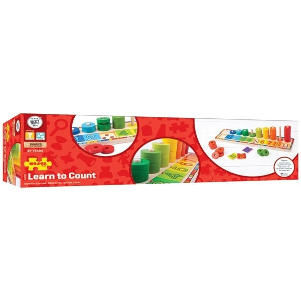 Bigjigs Toys Learn to Count Wooden Counting Toy for Kids