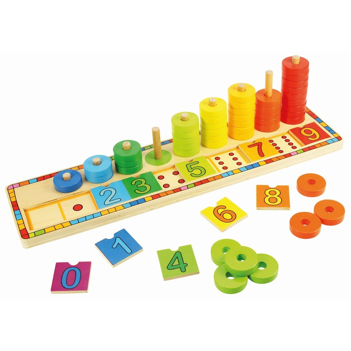 Bigjigs Toys Learn to Count Wooden Counting Toy for Kids