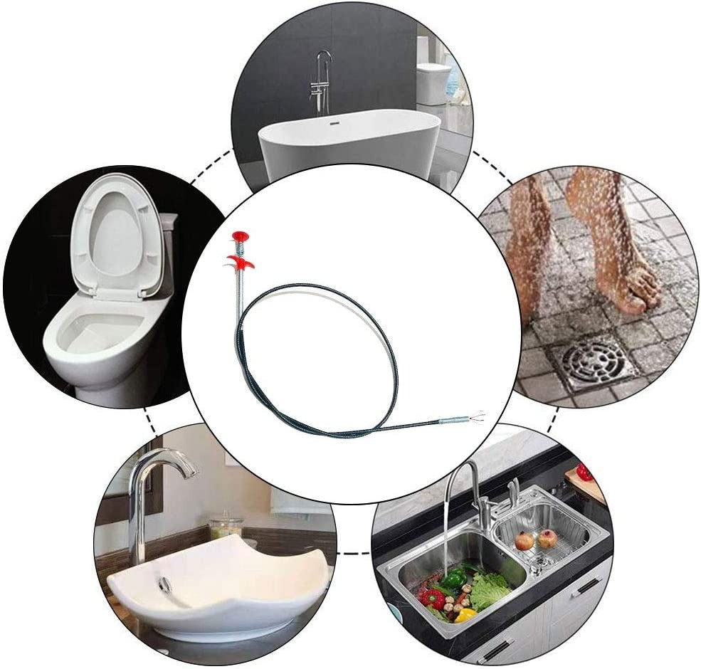 Hansona Sink Drain Dredge Pipeline Stick Hook