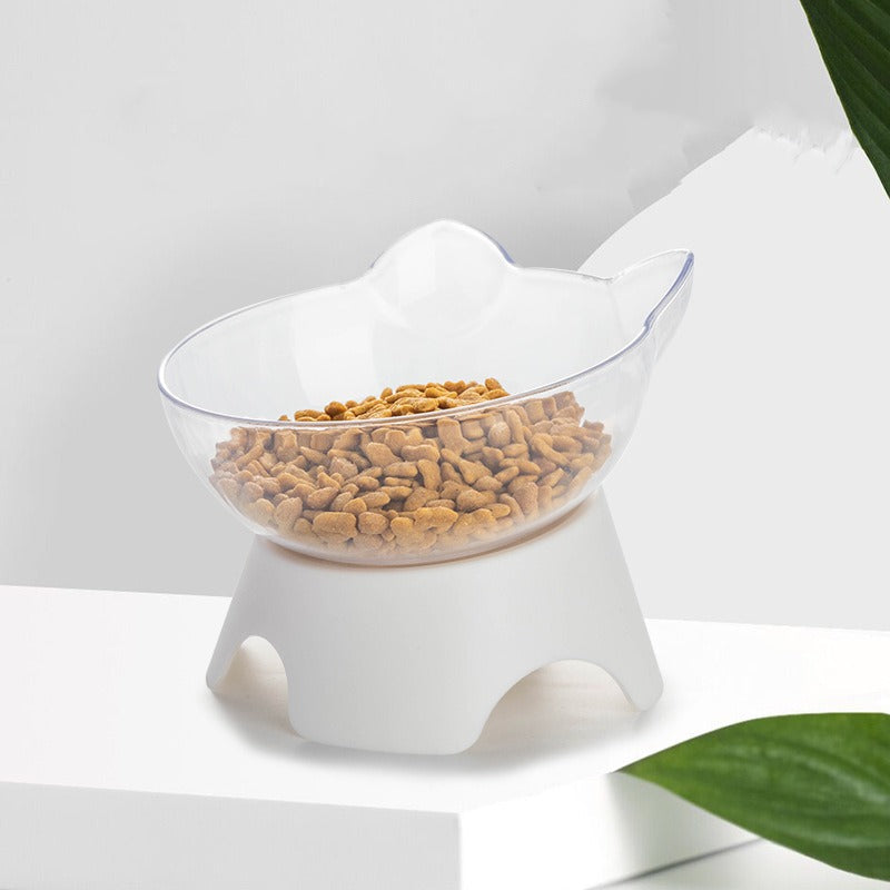 Hansona Raised Pet Feeding Transparent Bowl