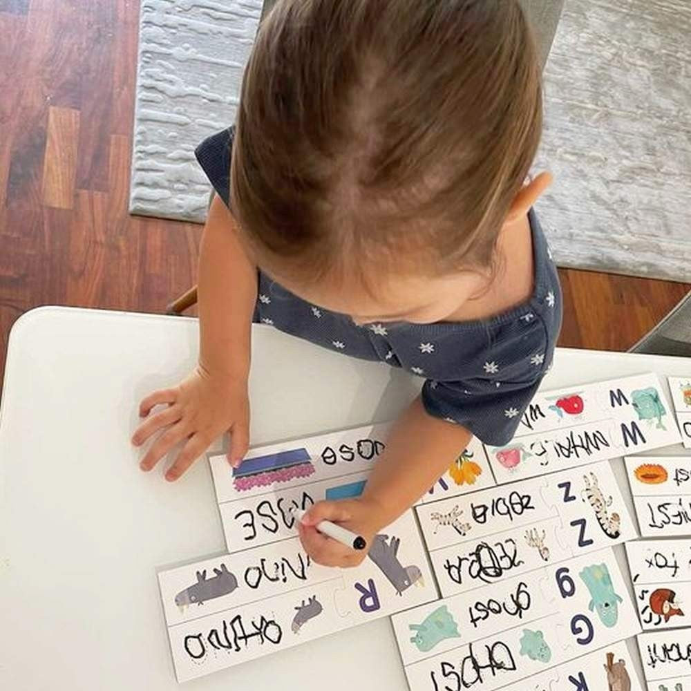 Headu Alphabet Writing and Spelling Kit Educational Puzzle Set for Kids