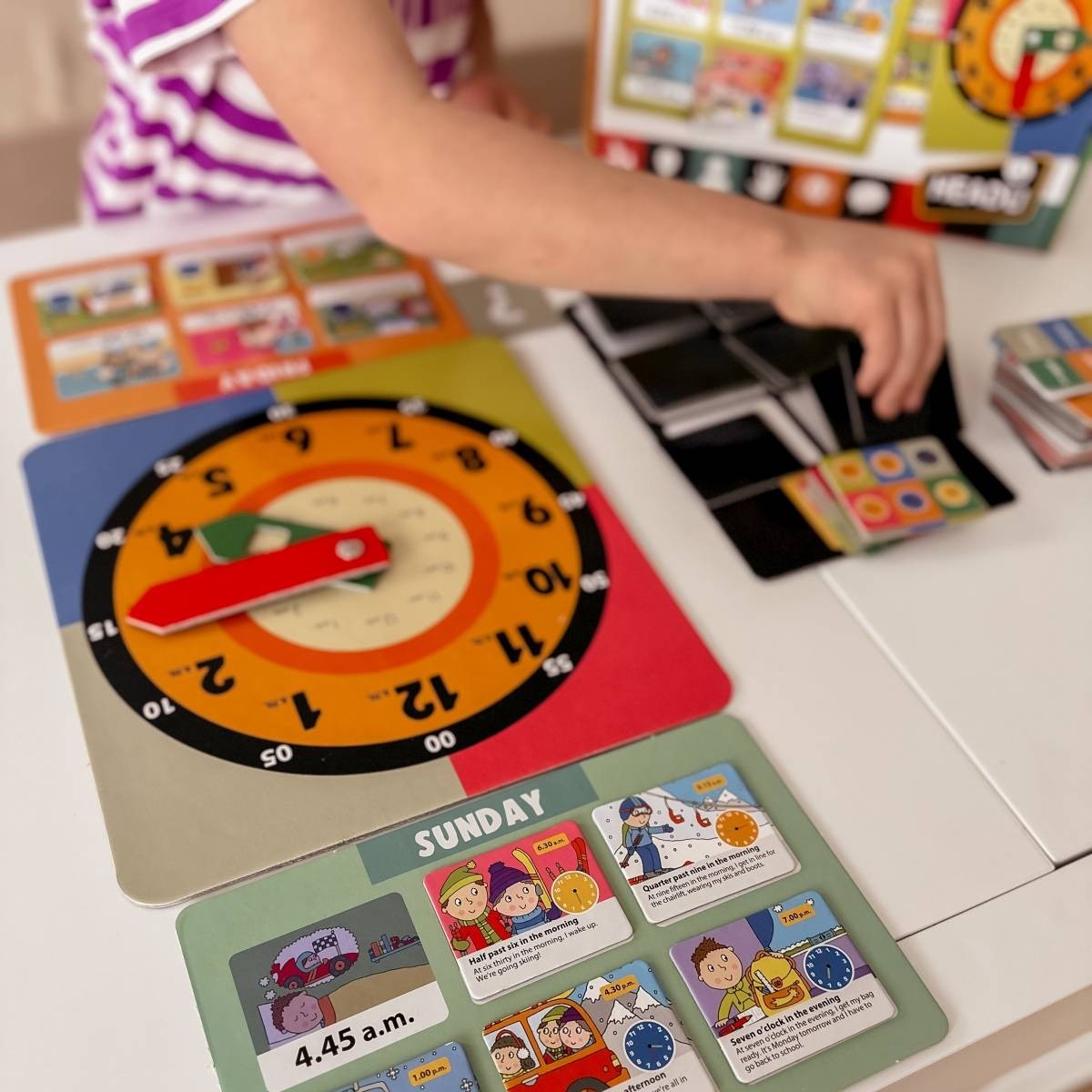 Headu Time Learning Bingo Activity Game for Kids