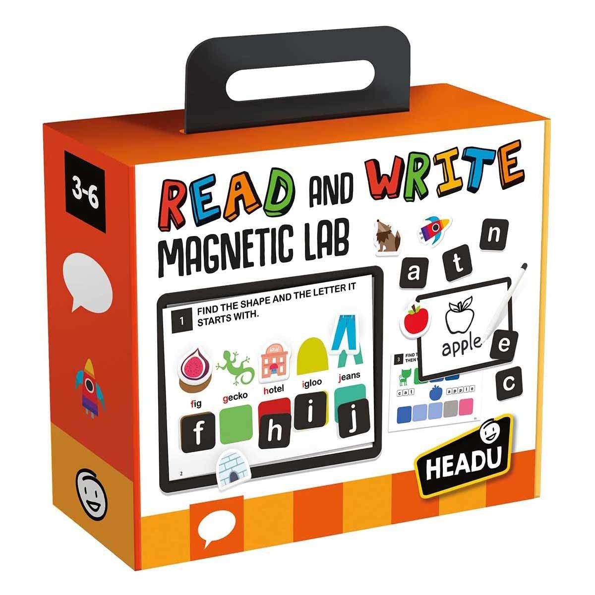 Headu Read & Write Magnetic Alphabet Learning Kit