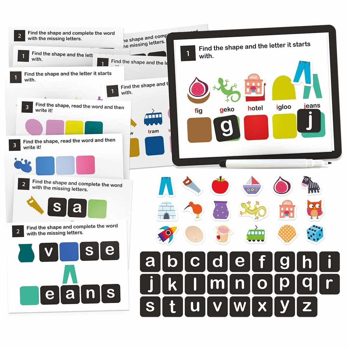 Headu Read & Write Magnetic Alphabet Learning Kit