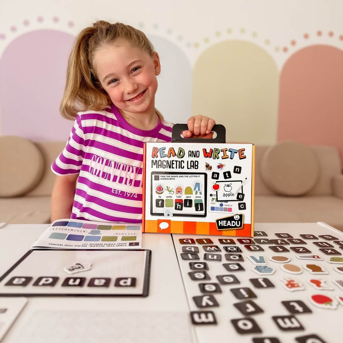 Headu Read & Write Magnetic Alphabet Learning Kit
