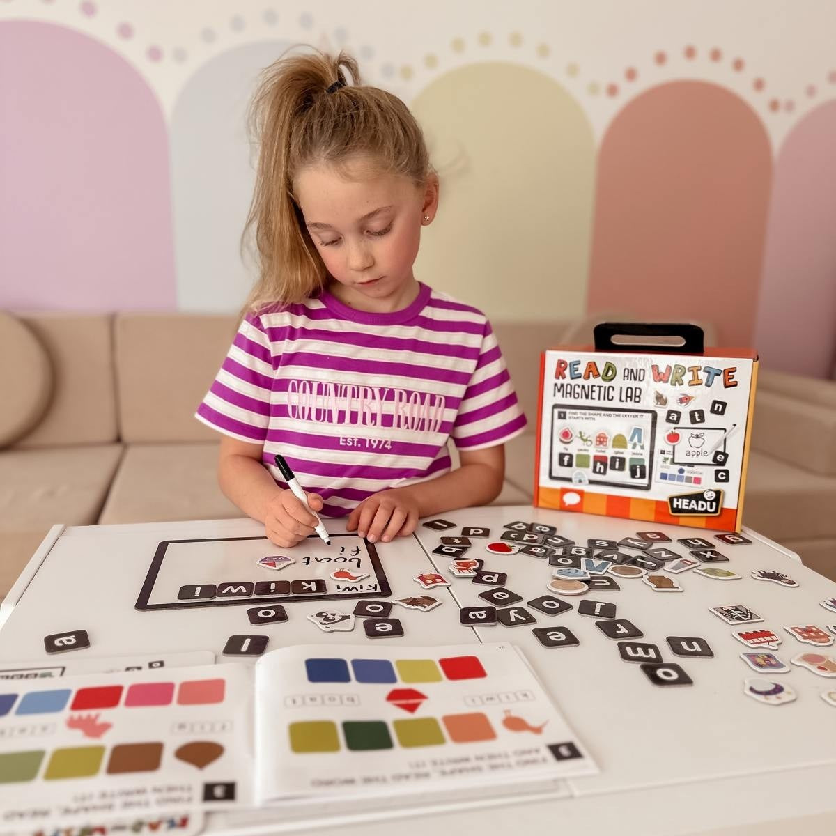 Headu Read & Write Magnetic Alphabet Learning Kit
