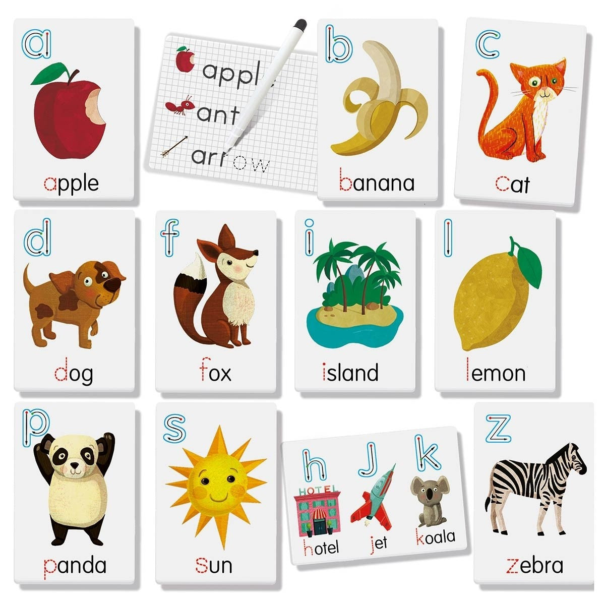 Headu Reading and Writing Flashcards Tracing Cards for Kids