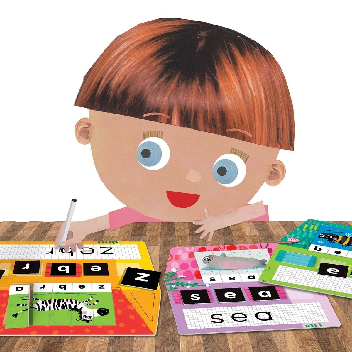 Headu Writing Lab Montessori Educational Spelling, Reading, and Writing Game for Children
