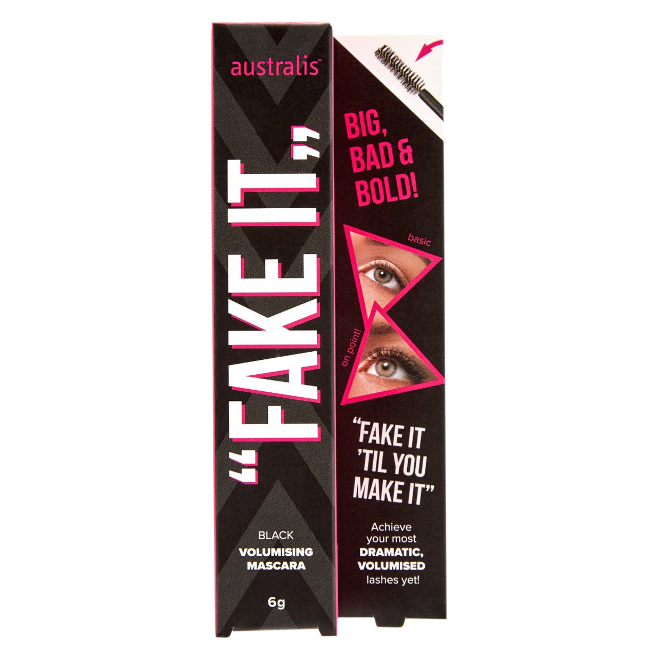 Australis Fake It! Volumising Mascara  Black