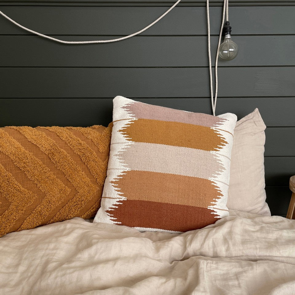 Bambury Barwon Square Cushion - Ivory